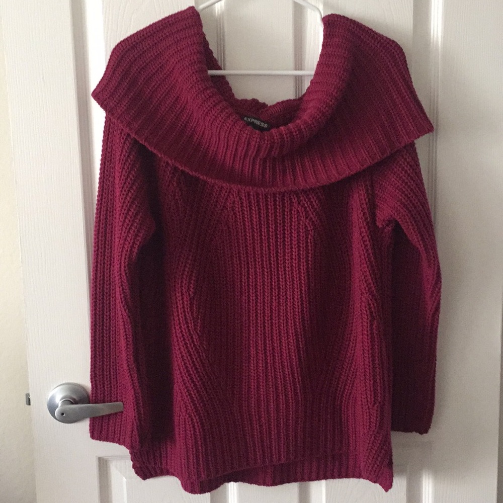 Express Off the Shoulder Sweater
